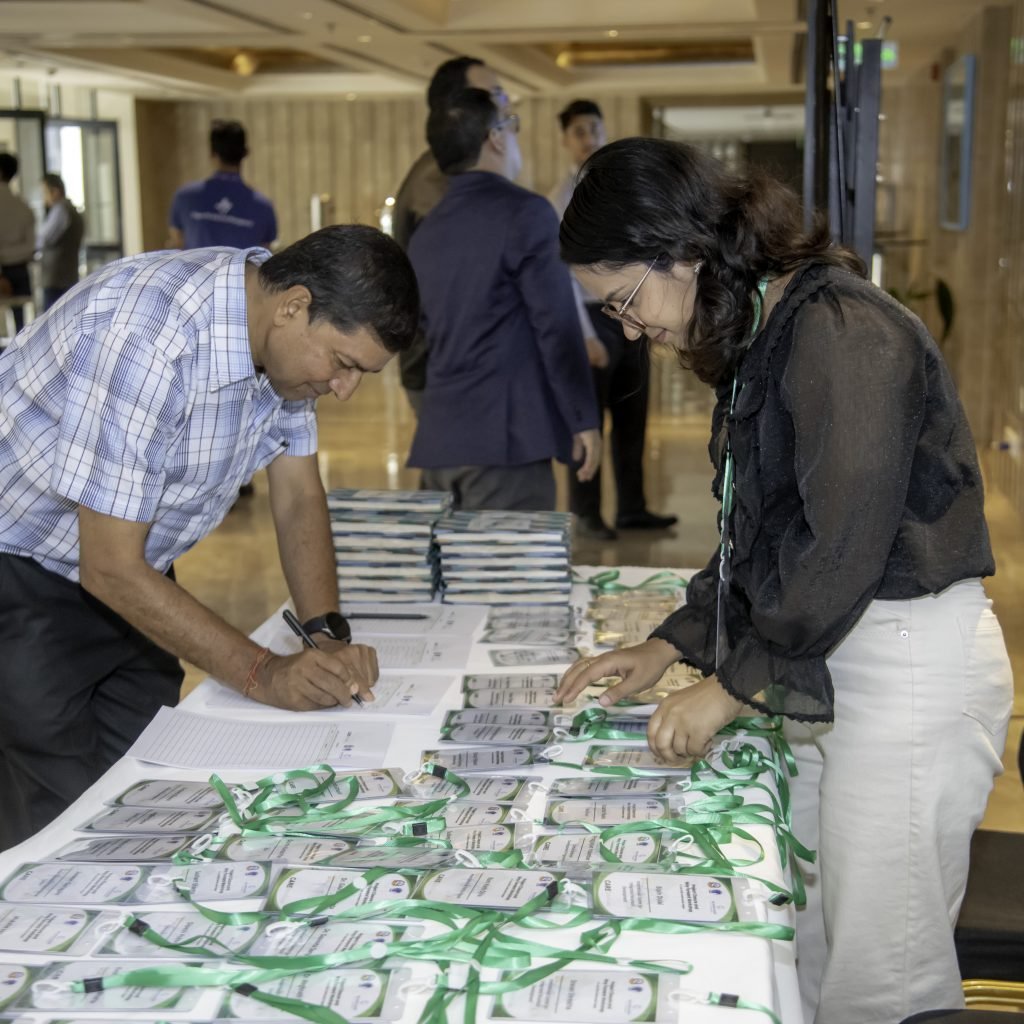 Registration Desk at Care Component 1's Climate Resilience Workshop in Kathmandu 2025