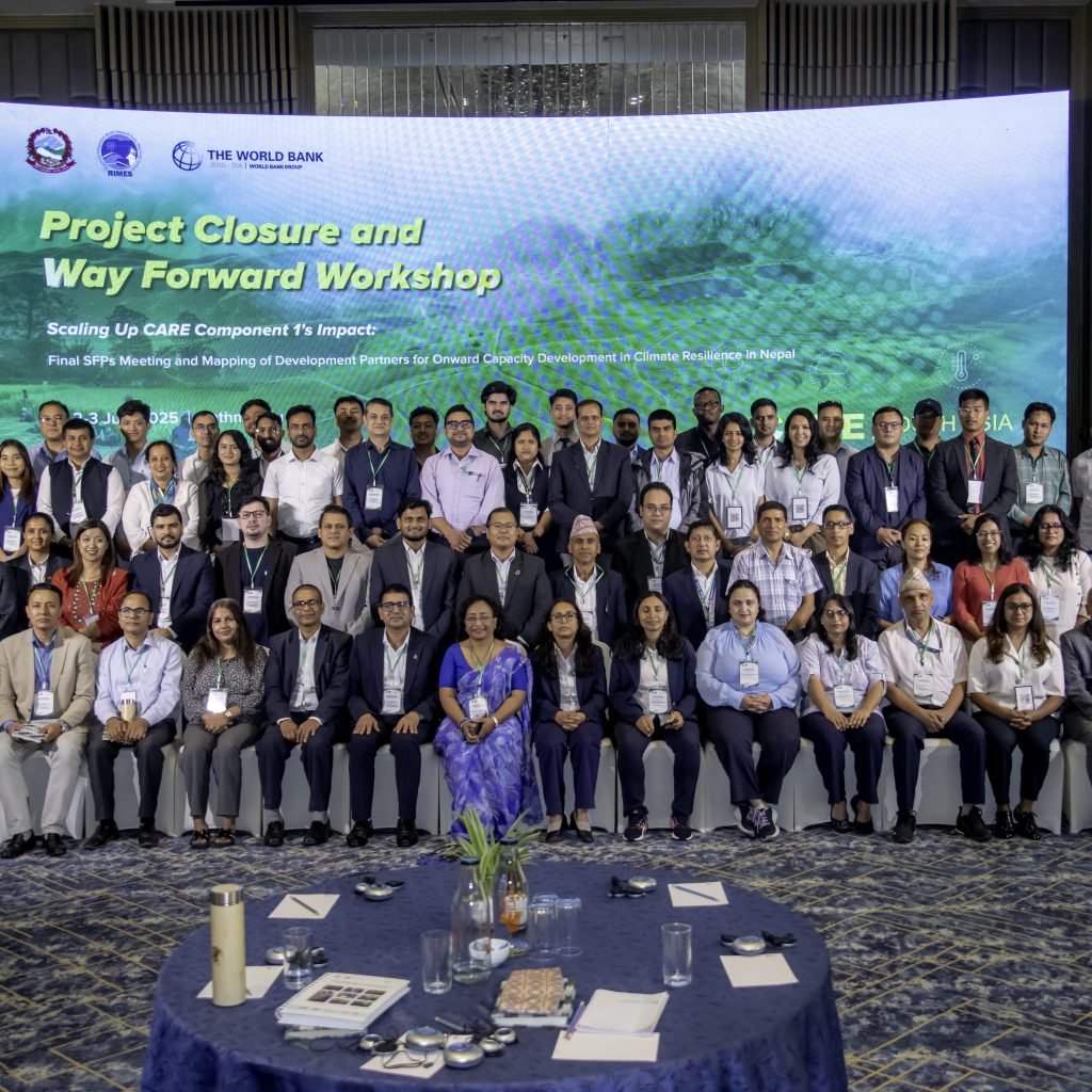 Group photo at closing of CARE Component 1 workshop Nepal