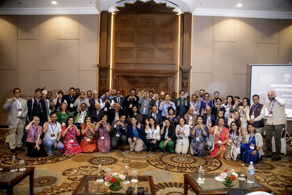 Delegates attending IAPB event in Kathmandu Group Photo
